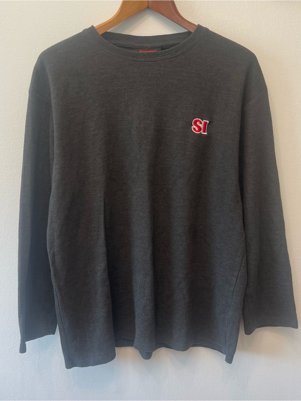 90s Sports Illustrated gray thermal tee shirt long sleeve XXL